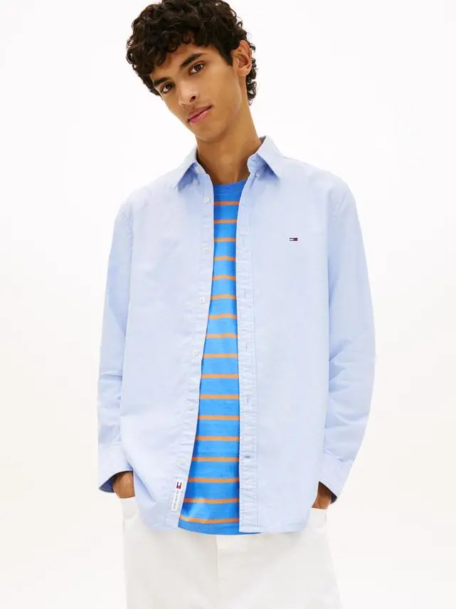 Tommy Jeans TJM REG OXFORD SHIRT EXT