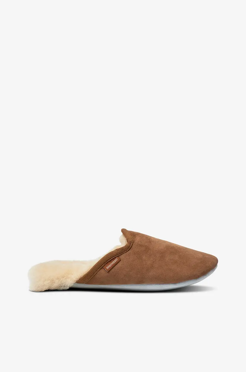 Shepherd of Sweden Saueskinnstøfler Cleo - Brun