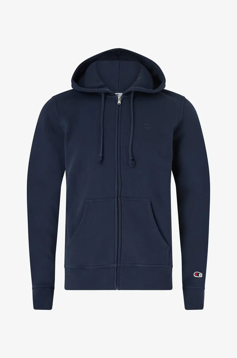 Champion Hettegenser Full Zip Hoodie Sweatshirt - Blå