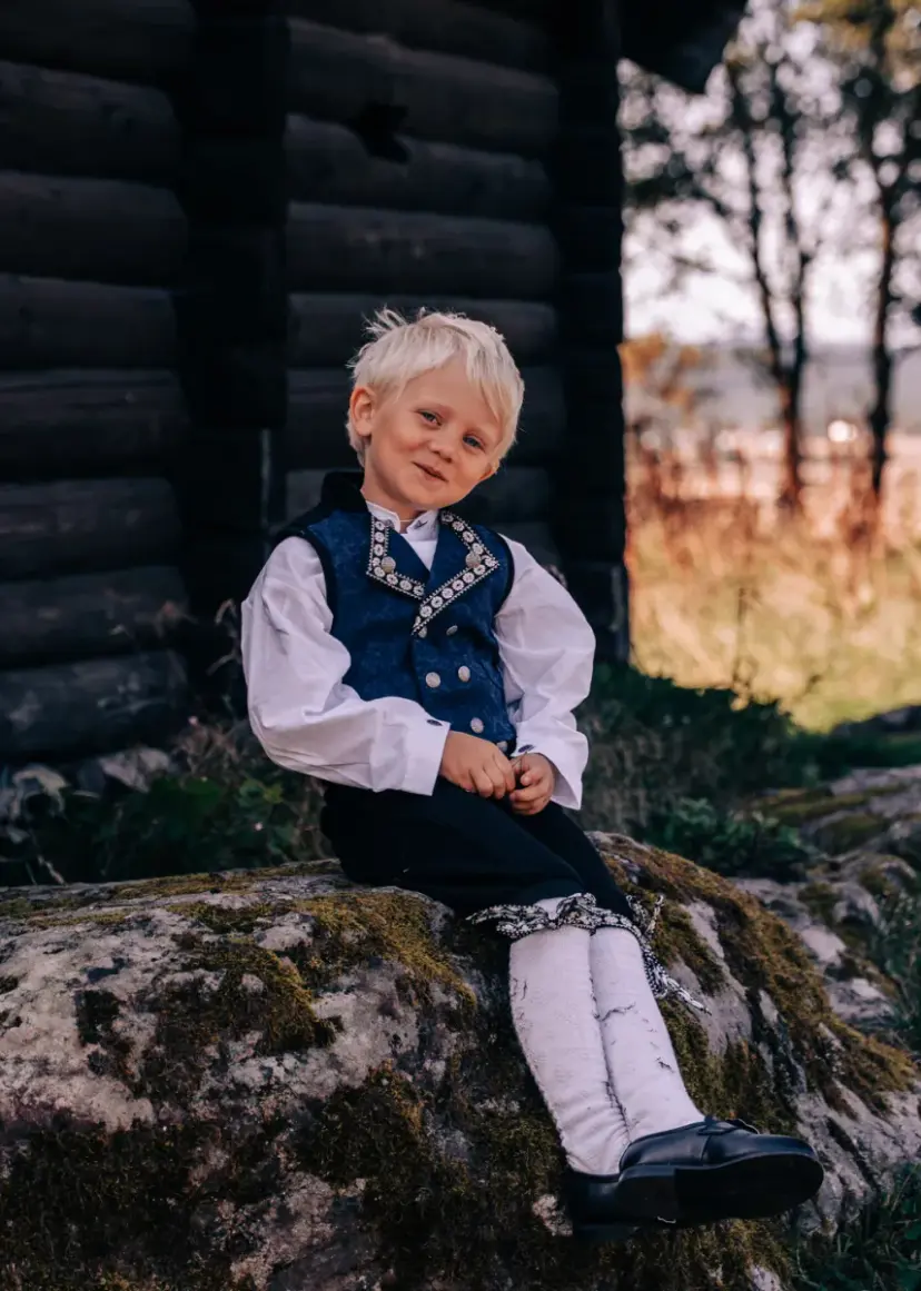 Salto Salto Festdrakt Gutt Blå (152 / 12 år)