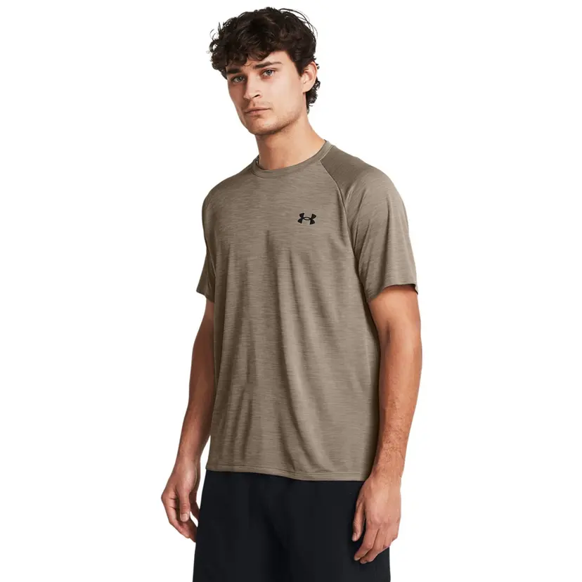 Under Armour Under Armour Tech Textured Short Sleeve Taupe Dusk