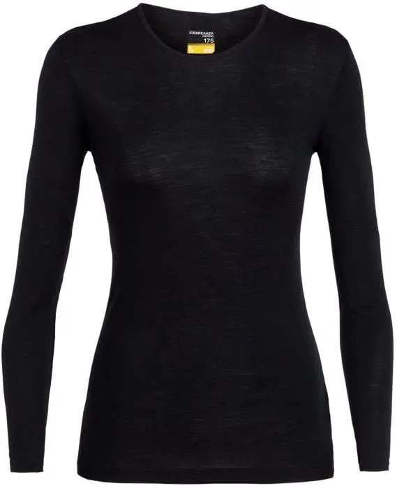 Icebreaker Icebreaker W's Everyday LS Crewe 175 Black