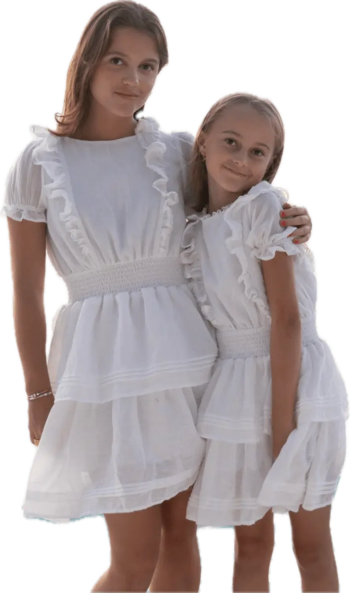 Vilje & Ve Vilje & Ve Ane Kjole Soft White (170 / 15-16 år)