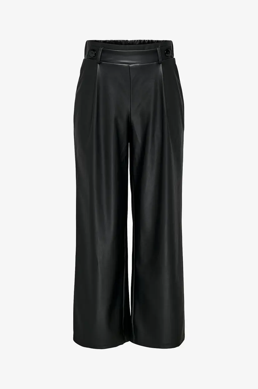 JDY Bukser jdySoya Geggo PU Pant Jrs Noos - Svart