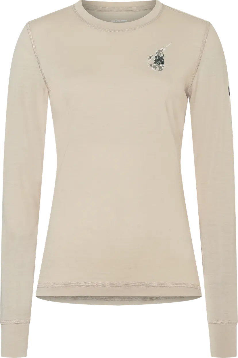Super.Natural super.natural Women´s Tundra175 Bunny Long Sleeve White Pepper/various