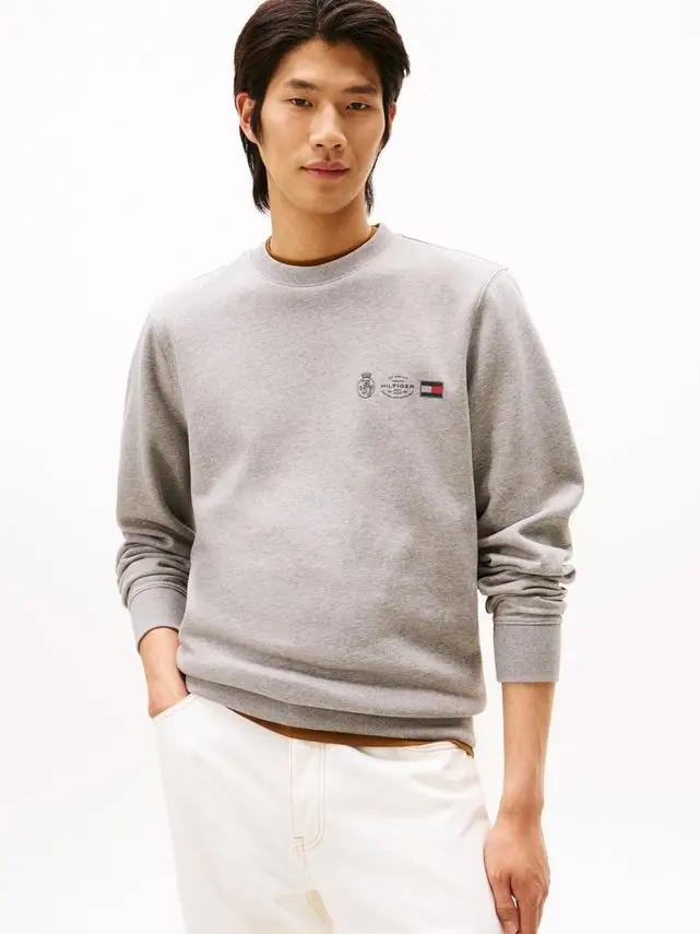 Tommy Hilfiger SMALL CREST OUTLINE CREW NECK