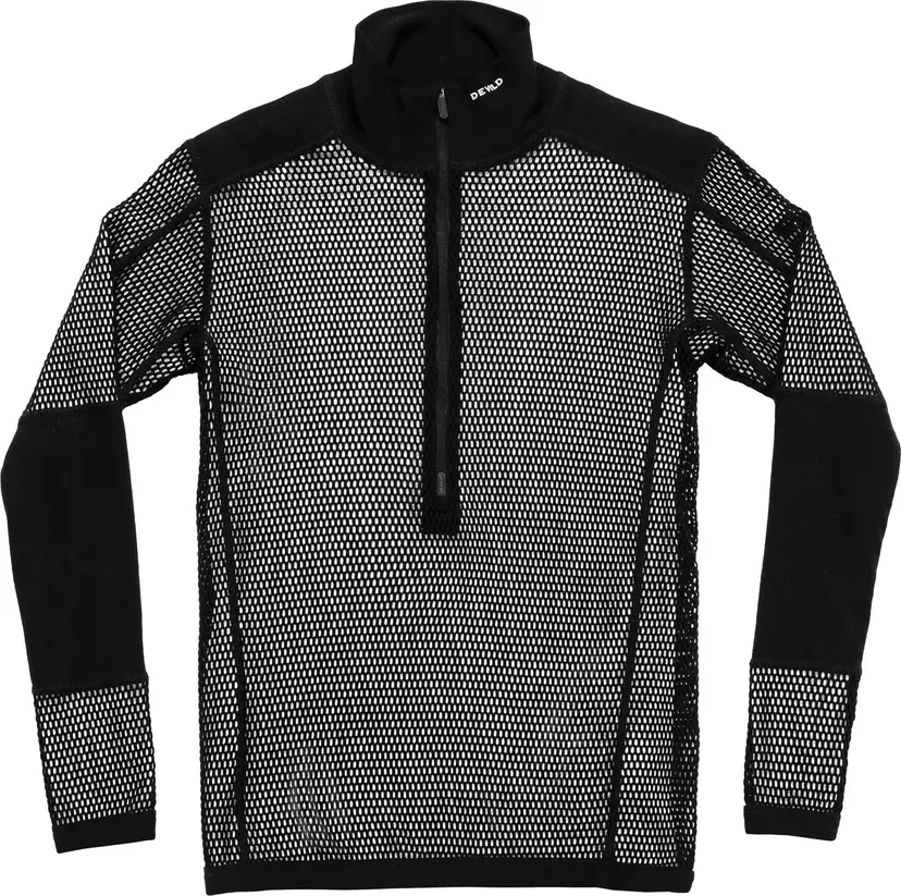 Devold Devold Women's Wool Mesh Pro Zip Neck Black