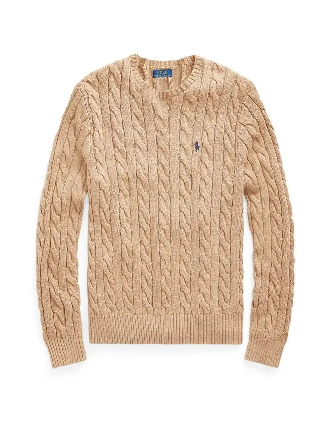 Ralph Lauren Cable-Knit Cotton Sweater