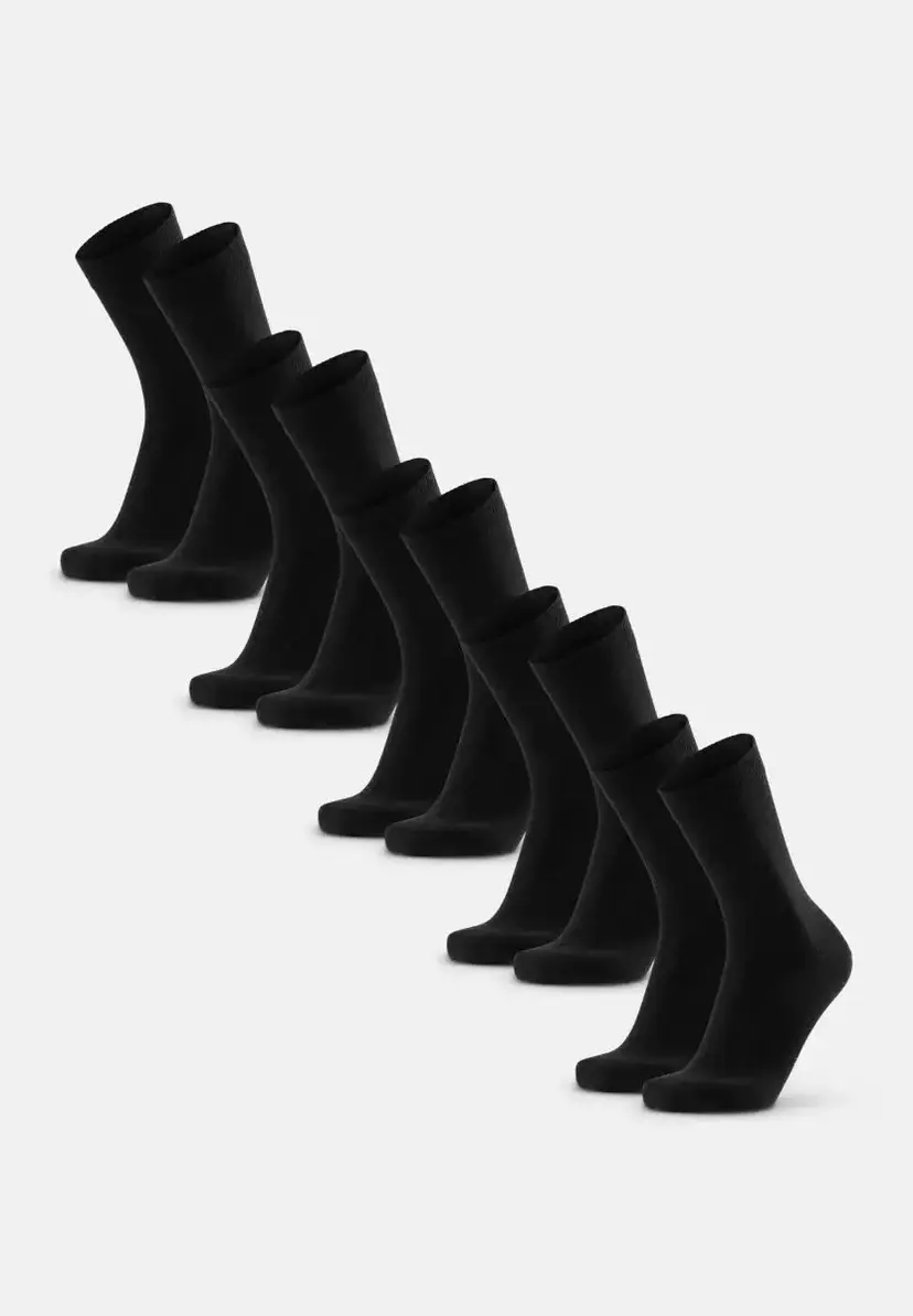 DANISH ENDURANCE DANISH ENDURANCE Merino Button Strømper, Sort, 43-47