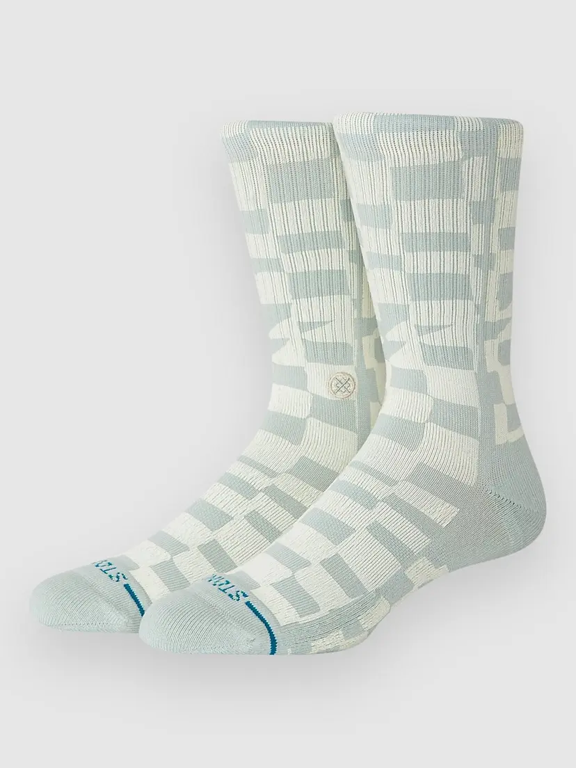 Stance Stance Wave Check Crew Socks mønster