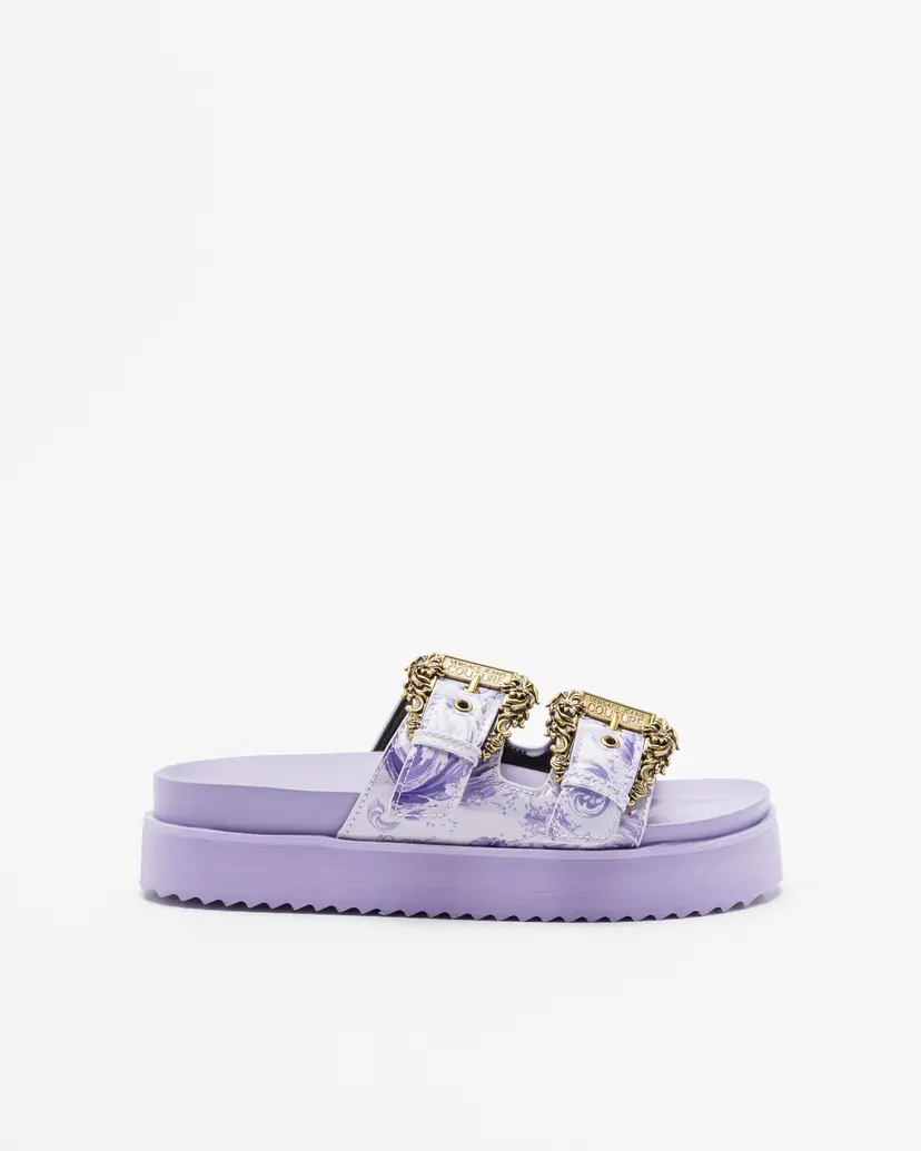 Versace Jeans Couture Versace Jeans Couture Fondo Arizona SM1 Purple Platform Slides