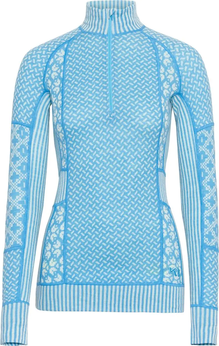 Kari Traa Kari Traa Women's Smekker Half Zip Ocean