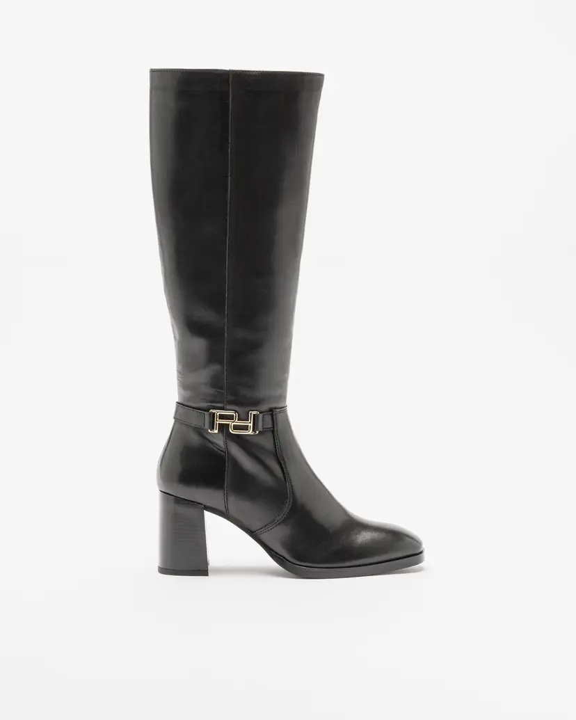 PROF PROF P2586 Black Knee high boots