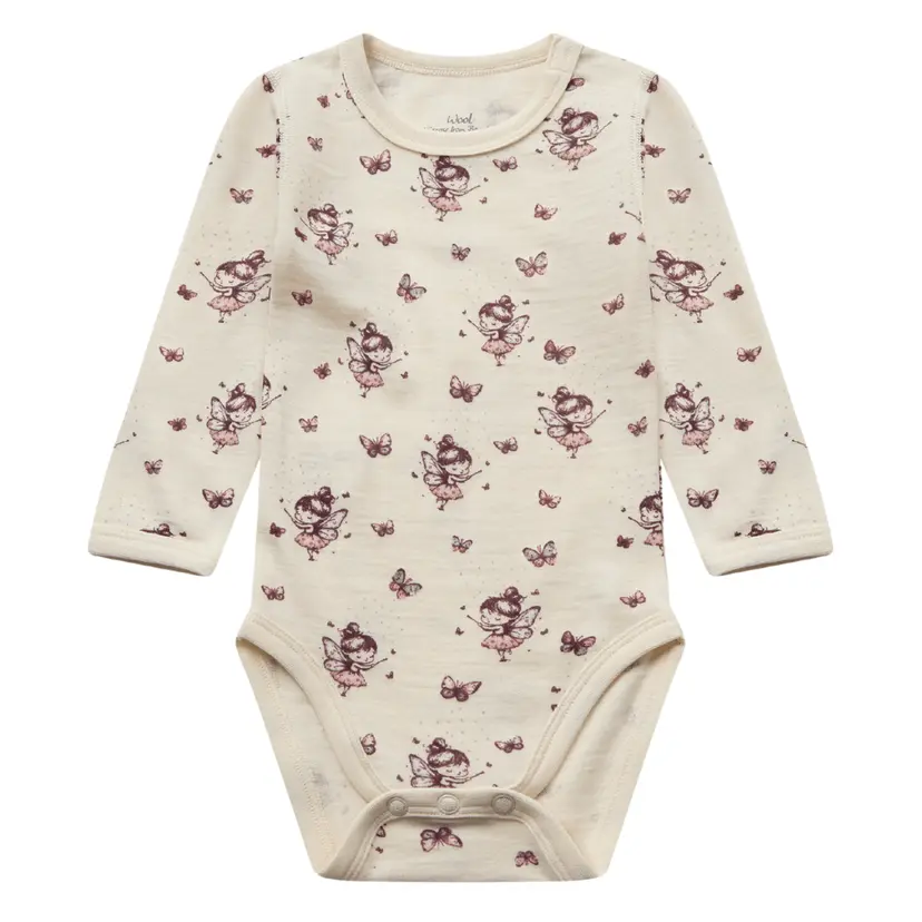 Hust and Claire Hust & Claire - Body i Ull/Bambus Fairy Off White