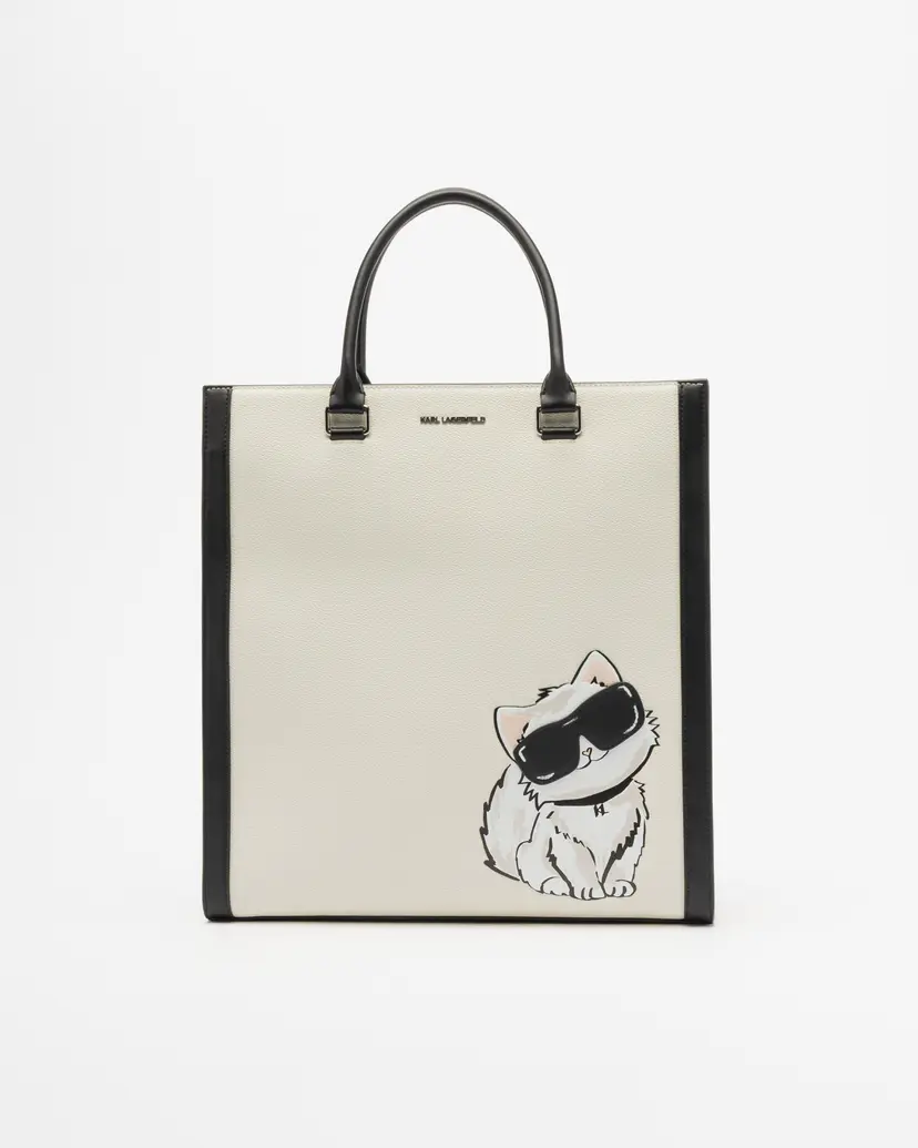 Karl Lagerfeld Karl Lagerfeld IKON CHOUPETTE N/S TOTE White Tote Bag