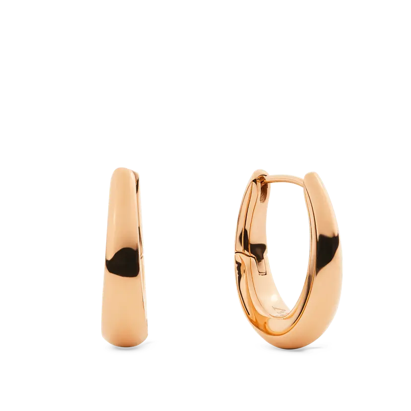Daniel Wellington Rose Gold Earrings Flow Earring 20mm | DW