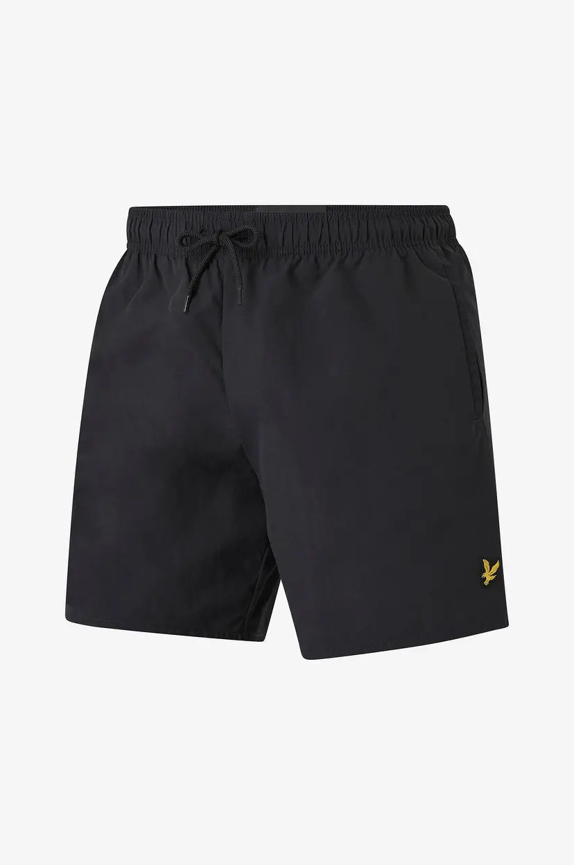 Lyle & Scott Badebukse Plain Swimshort - Svart