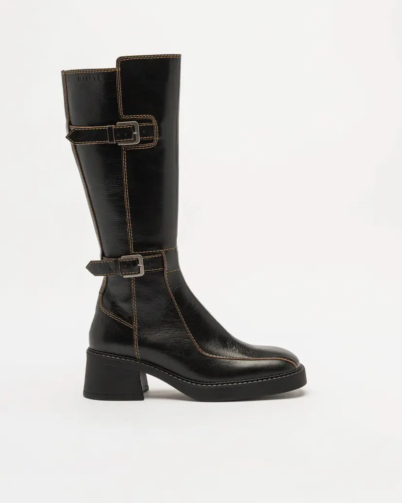 E8 by Miista E8 by Miista JARMILA Black Botas de cano médio