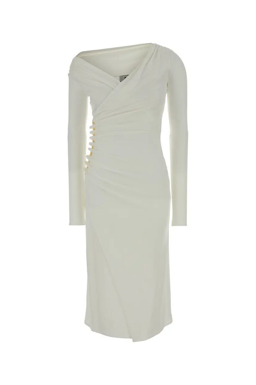 Elisabetta Franchi Elisabetta Franchi Midikjoler – Hvit