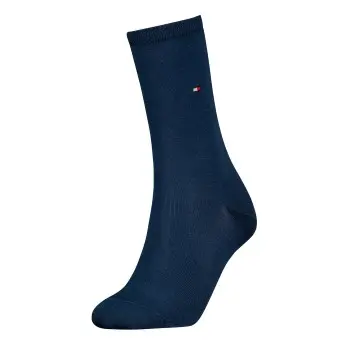 Tommy Hilfiger Tommy Hilfiger Strømper Women Premium Soft Silk Socks Marine Str 35/38 Dame