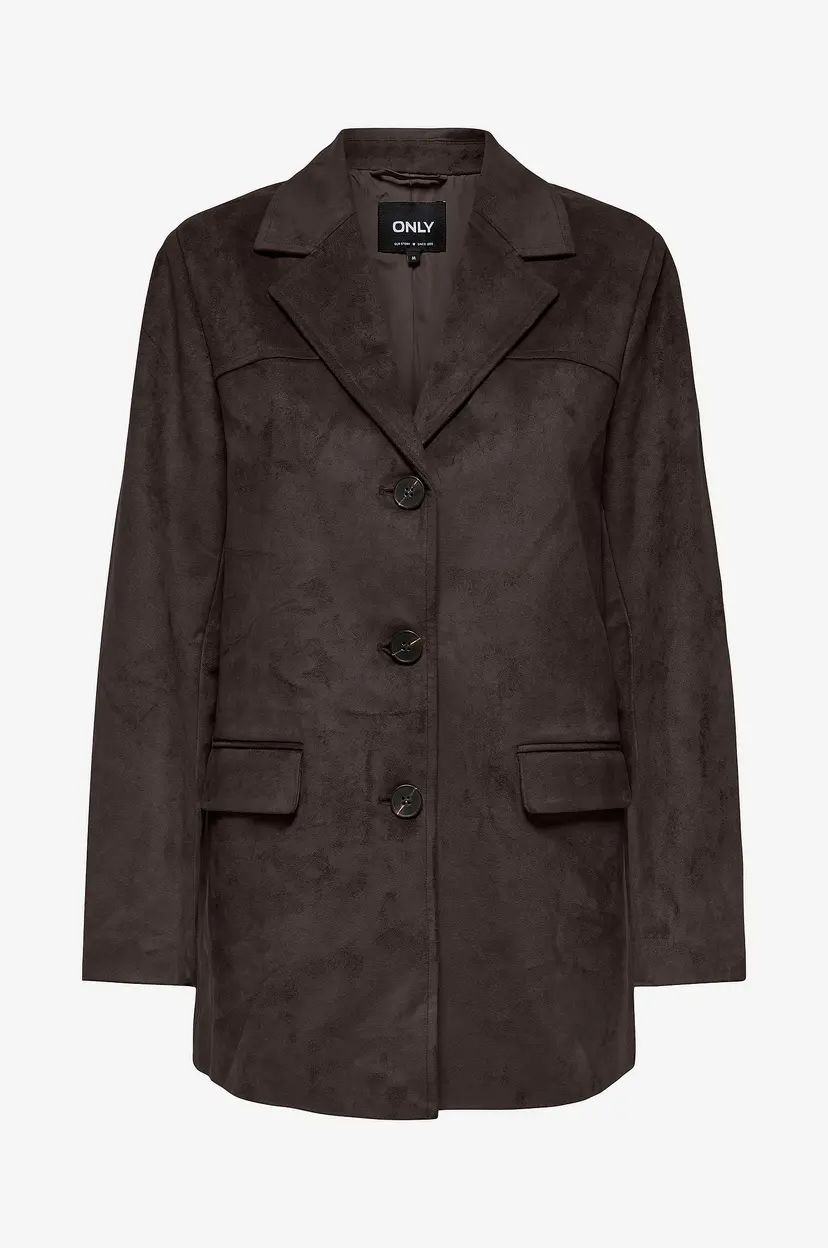 ONLY Blazer onlTulip Faux Suede - Brun