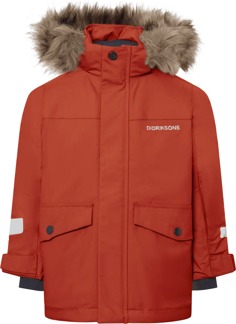 Didriksons Didriksons Kids' Bjärven Parka Rust