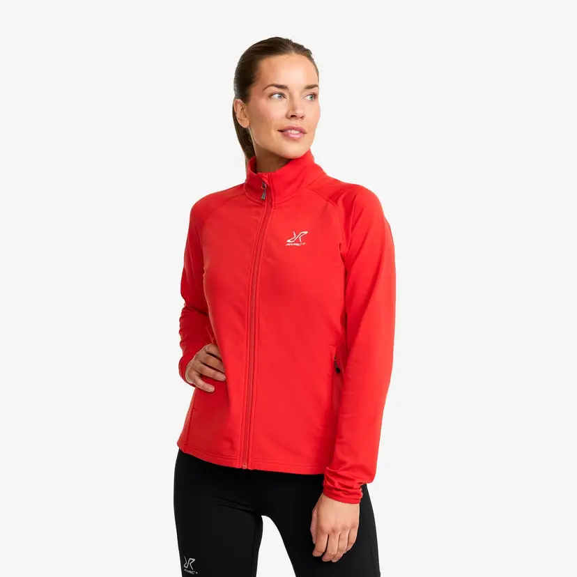 RevolutionRace Evolution Light Stretch Fleece Dame Lava Falls