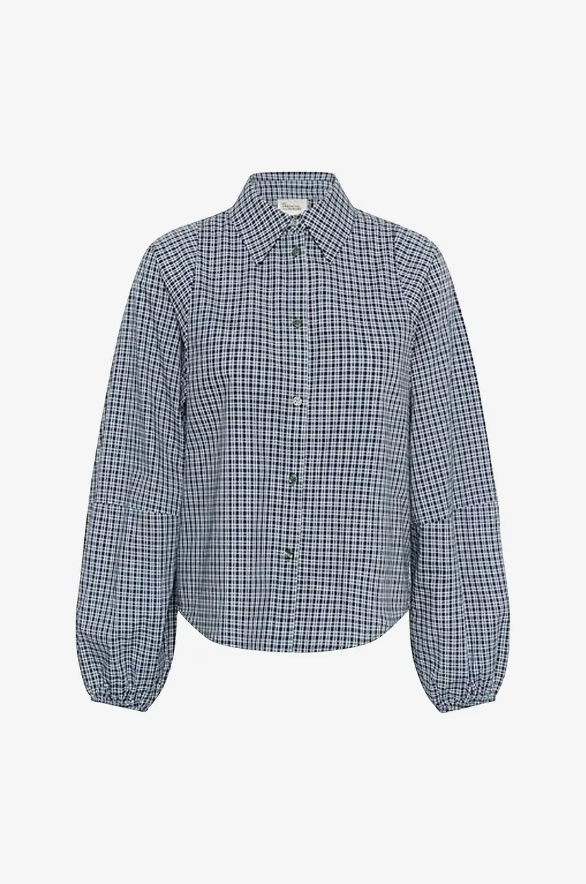 My Essential Wardrobe Skjorte MWIlse Balloon Sleeve Shirt - Grønn