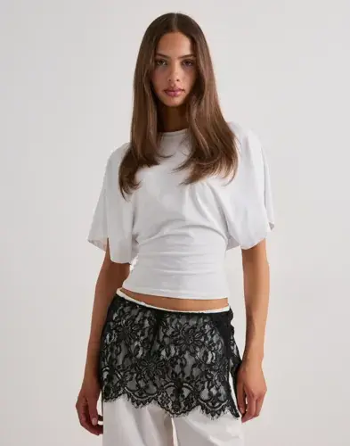 Nelly Nelly - Svart - Lace Mini Skirt
