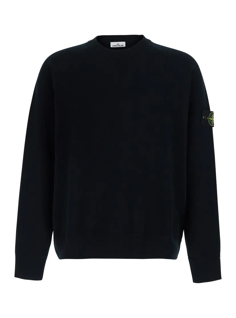 Stone Island Stone Island Strikkegensere – Svart