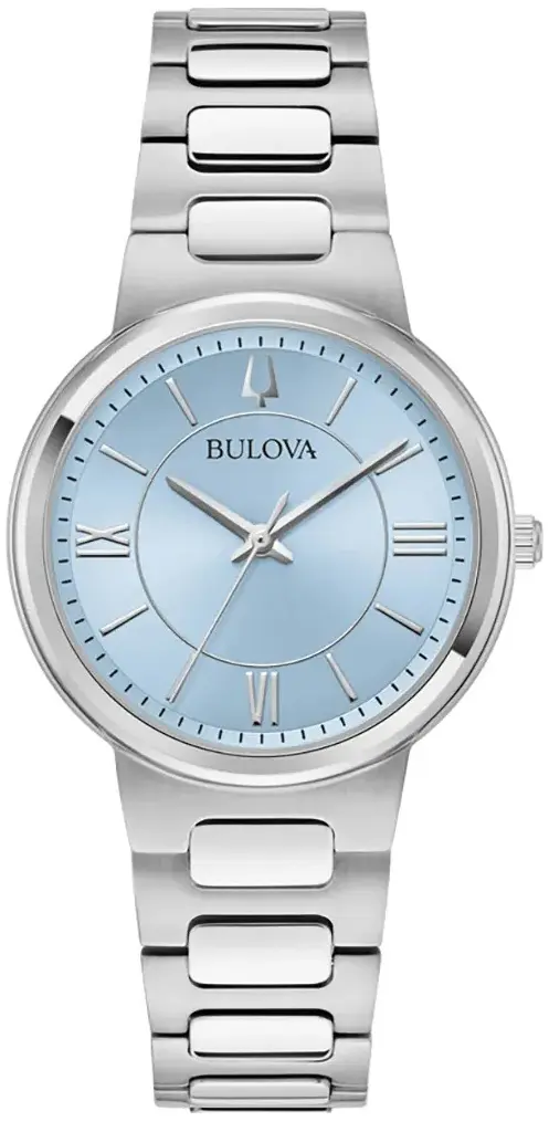 Bulova Bulova Dameklokke 96L336 Classic Blå/Stål Ø32 mm