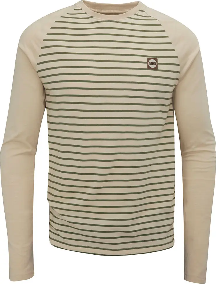 Moon Climbing Moon Climbing Striped Ls Pale Sand/herb