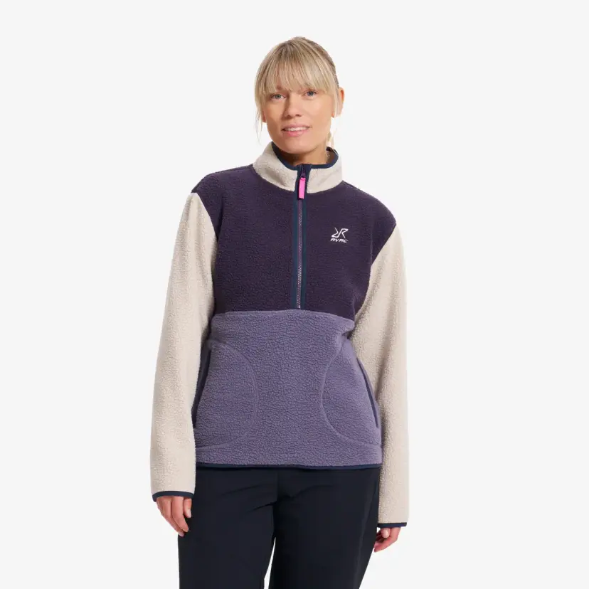 RevolutionRace Canyon Half-zip Pile Fleece Dame Peyote/Nightshade