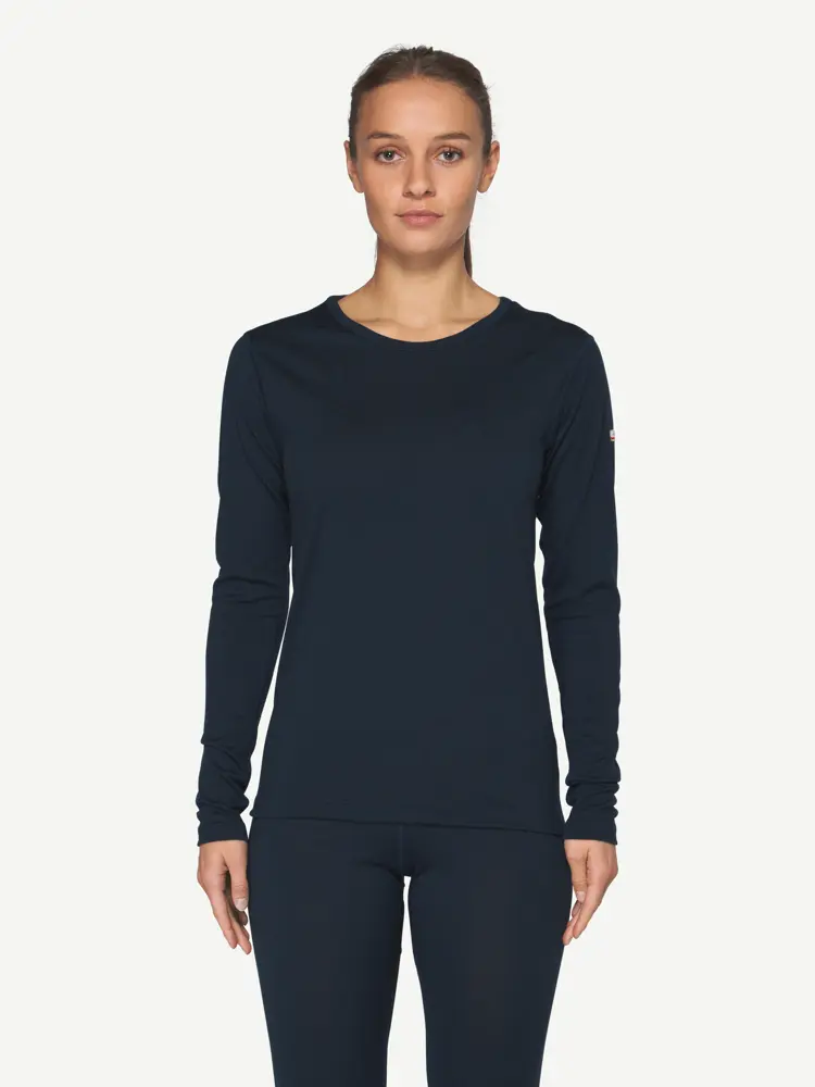 Devold Devold - Breeze Plus Merino 200 Ulltrøye Dame - Large - Blå