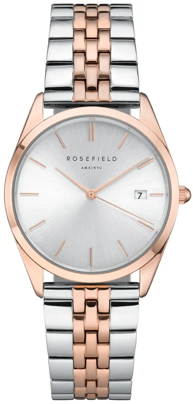 Rosefield Rosefield Dameklokke ACSRD-A06 The Ace Sølvfarget/Stål Ø33 mm