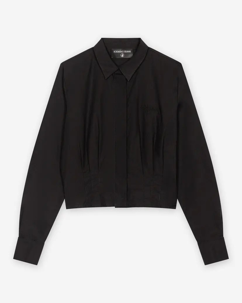 Iceberg Jeans Iceberg Jeans G081-JOP1 Black Cropped shirt