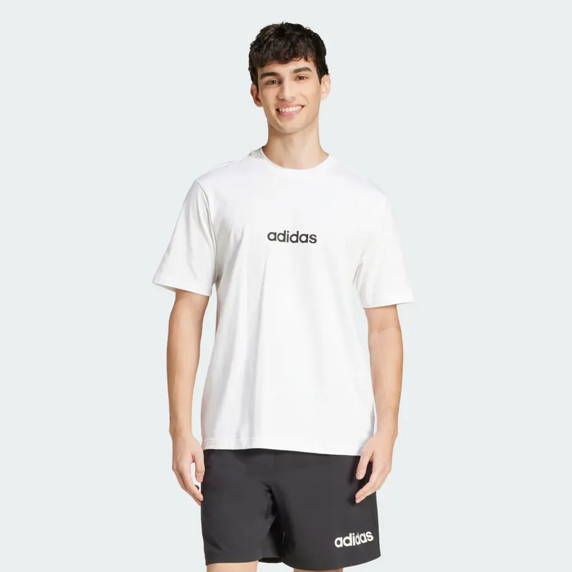 Adidas Essentials Linear Single Jersey T-skjorte