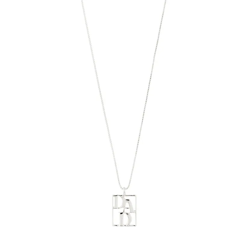 Pilgrim Pilgrim LOVE TAG, DAD-halskjede sølvbelagt