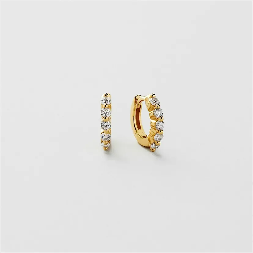 Safira Eternity Hoops
