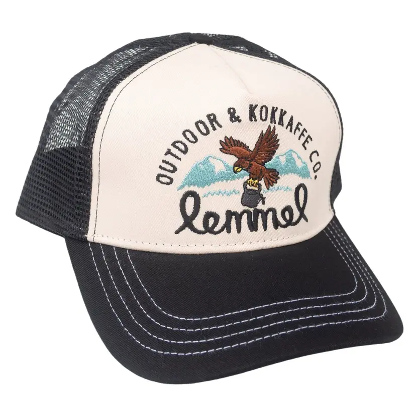 Lemmelkaffe Lemmelkaffe Trucker Cap "Keep On Truckin Mama" White/Black