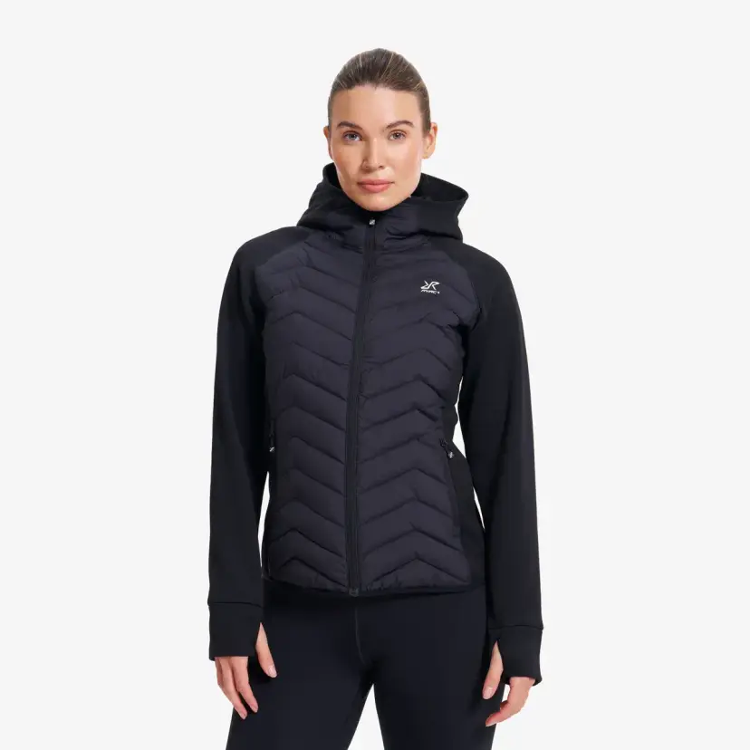 RevolutionRace Evolution Hybrid Fleece Jacket Dame Black