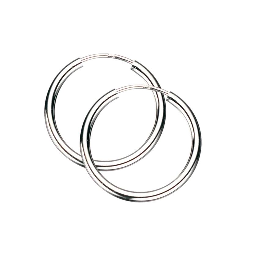 Scrouples Scrouples - Sølv Creoler 20mm - 190122