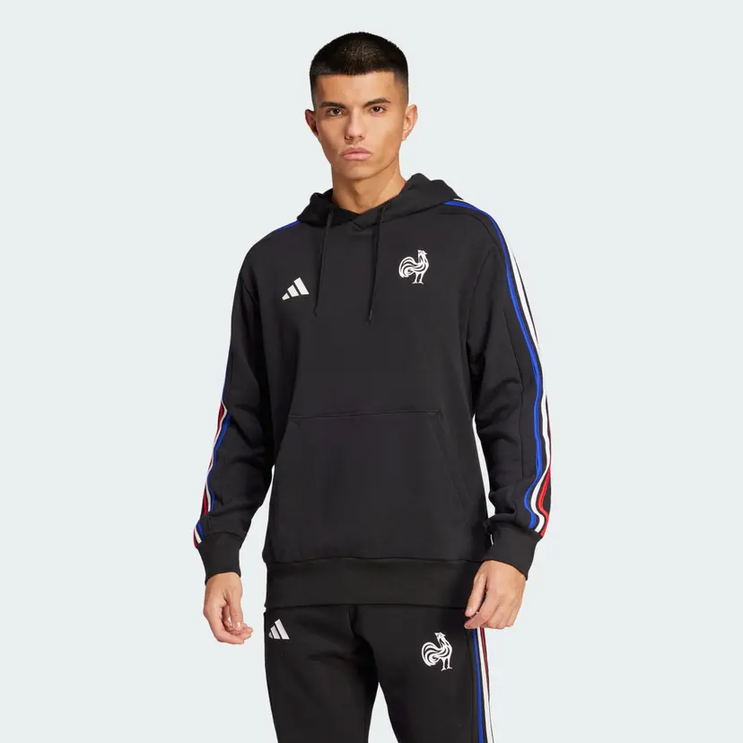 Adidas France Essentials 3-Stripes Hettegenser