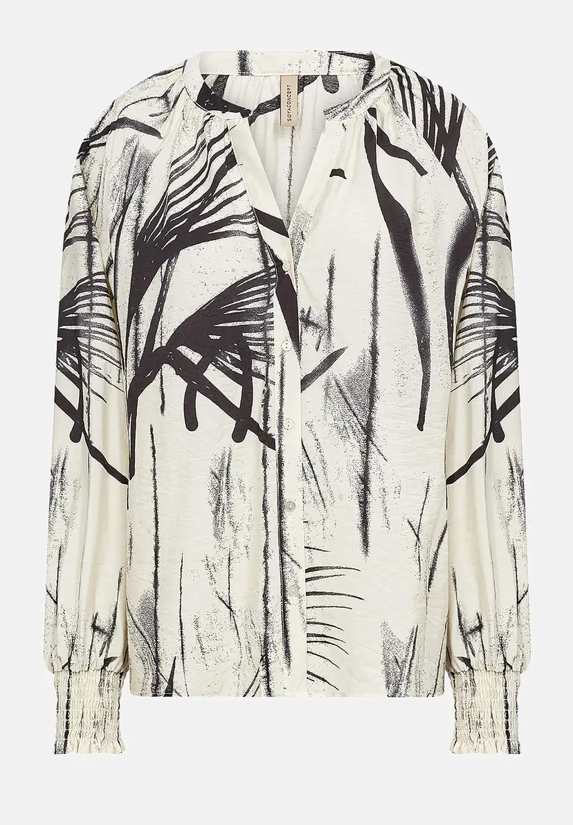 Soyaconcept Vevet, mønstret bluse
