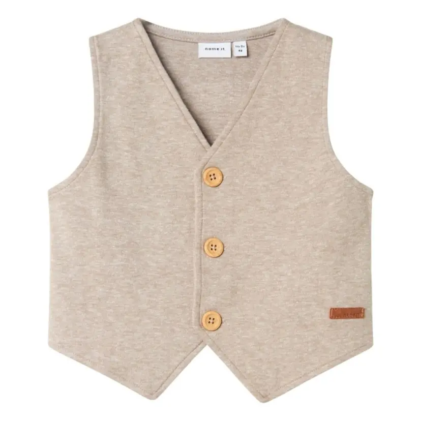 NAME IT Name It - Vest Follow Pure Cashmere Melange