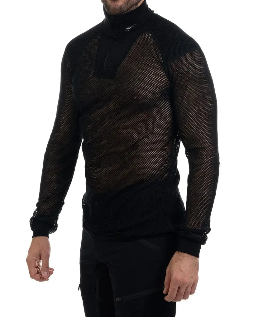 Brynje Brynje Wool Thermo Zip Black