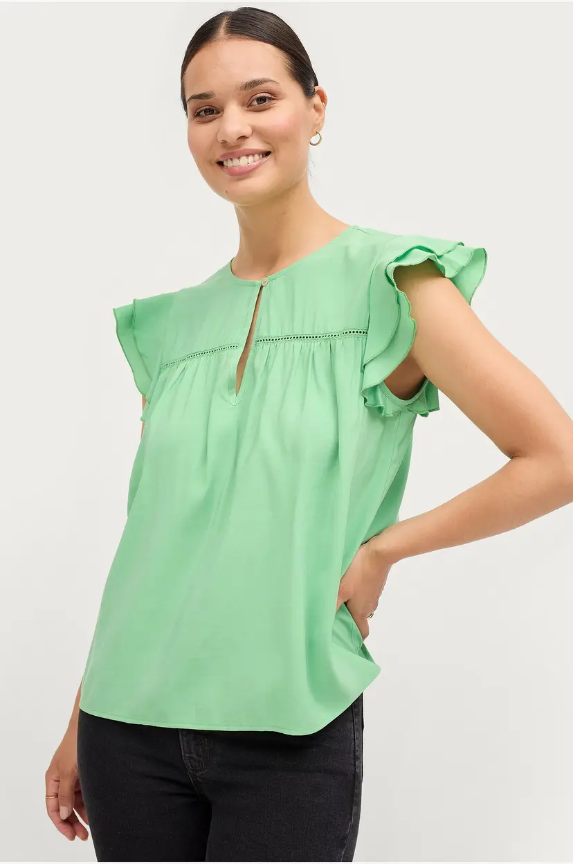 Saint Tropez Bluse VirdisSZ Blouse - Grønn