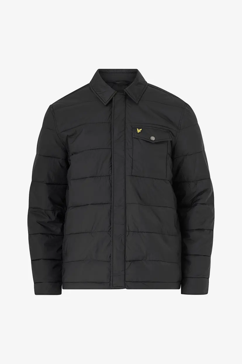 Lyle & Scott Jakke Wadded Collared Jacket - Svart
