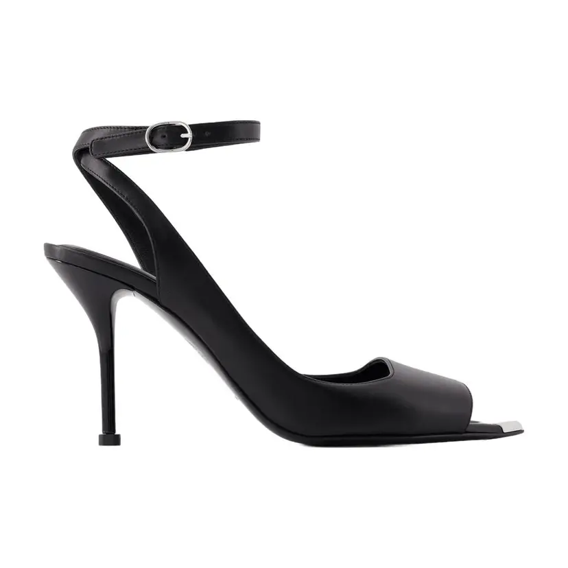 Alexander McQueen Alexander McQueen Høyhælte sandaler – Svart