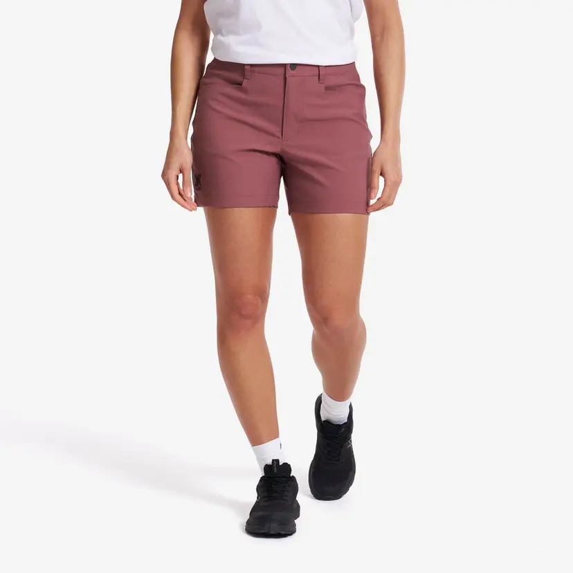 RevolutionRace Twig High-waist Shorts Dame Vintage Rose